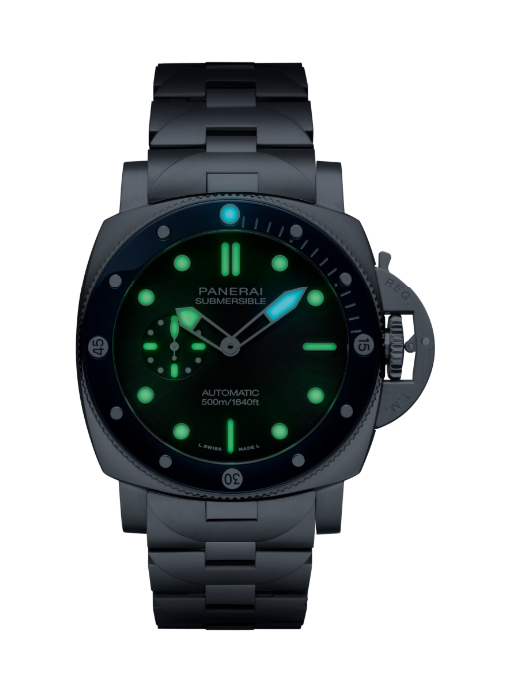 PANERAI サブマーシブル 44mm スティール ブラック文字盤 ブレスレット PAM01756
