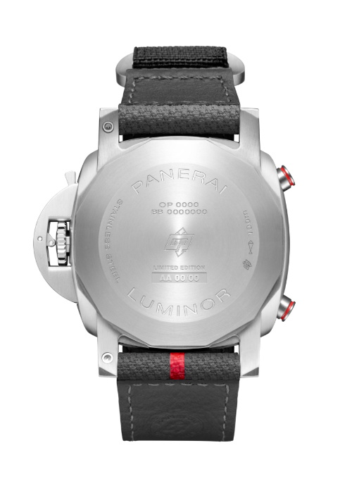 PANERAI ルミノール ルナ・ロッサ クロノ 44mm スティール シルバー文字盤 PAM01768