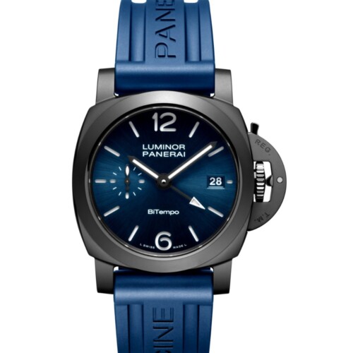 PANERAI ルミノール GMT チェラミカ 40mm セラミック ブルー文字盤 PAM01783