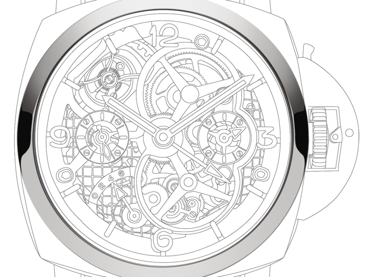 PANERAI ルミノール トゥールビヨン 47mm チタン PAM01784