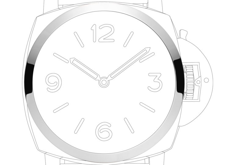 PANERAI ルミノール フィレンツェ 8 ジョルニ 44mm スティール アンスラサイト文字盤 PAM01794