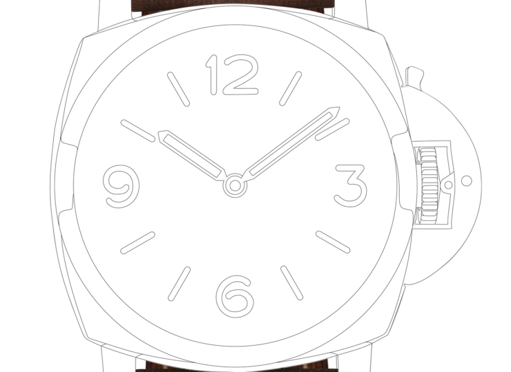 PANERAI ルミノール フィレンツェ 8 ジョルニ 44mm スティール アンスラサイト文字盤 PAM01794