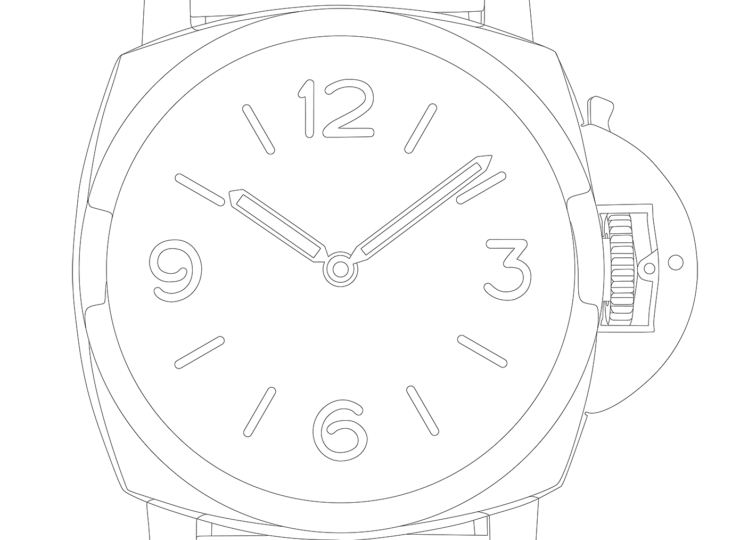 PANERAI ルミノール フィレンツェ 8 ジョルニ 44mm スティール アンスラサイト文字盤 PAM01794