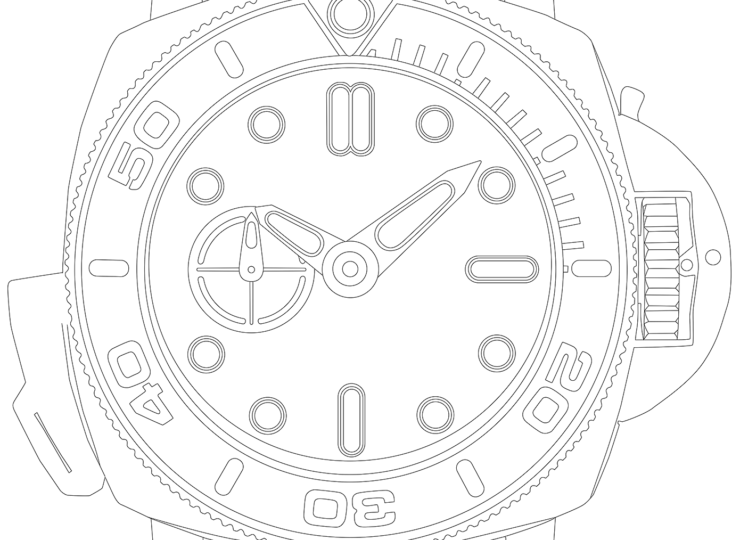 PANERAI サブマーシブル イーラックス ラボID 49mm Ti-セラミテック™ PAM01800