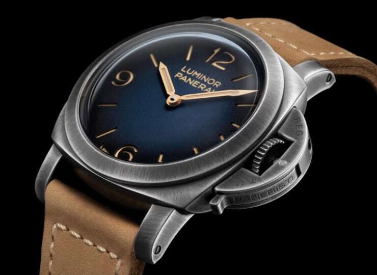PANERAI ルミノール ヴェンティチンクエ 44mm スティール ブルー文字盤 PAM02025