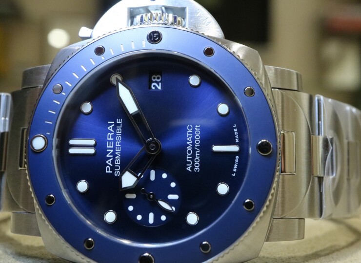 PANERAI サブマーシブル 42mm スティール ブルー文字盤 PAM02068