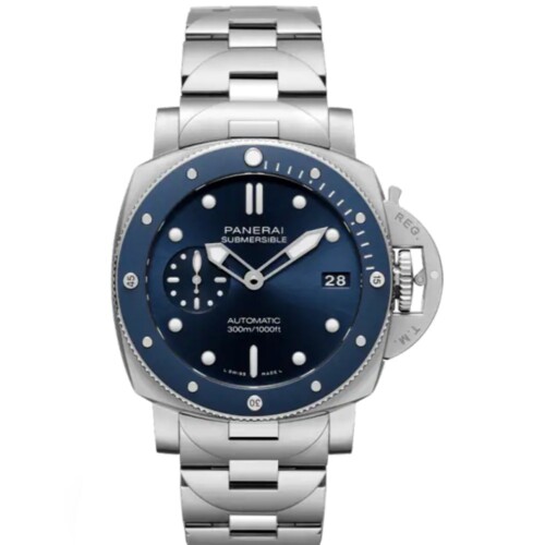 サブマーシブル 42mm スティール ブルー文字盤