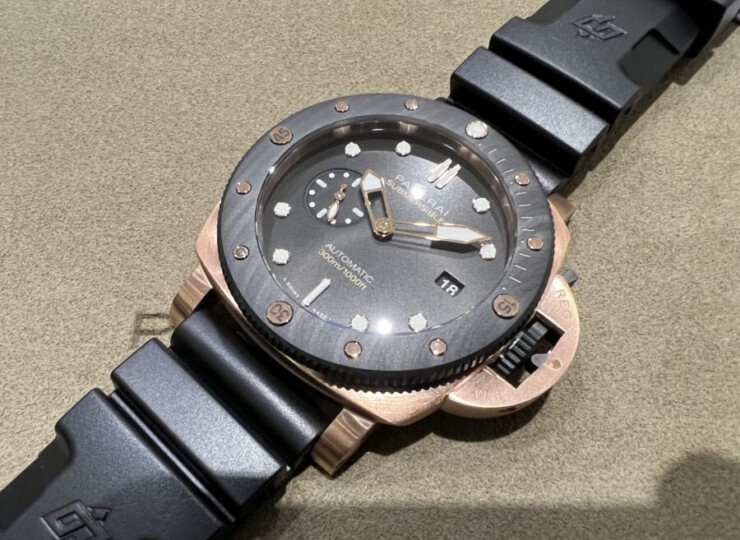 PANERAI サブマーシブル 44mm ゴールドテック™ ブラック文字盤 PAM02070