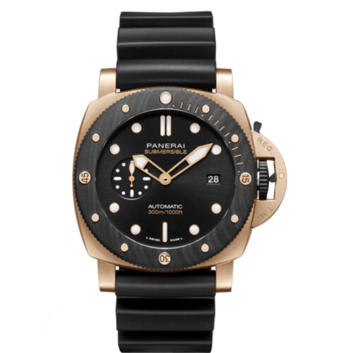 サブマーシブル 44mm ゴールドテック™ ブラック文字盤