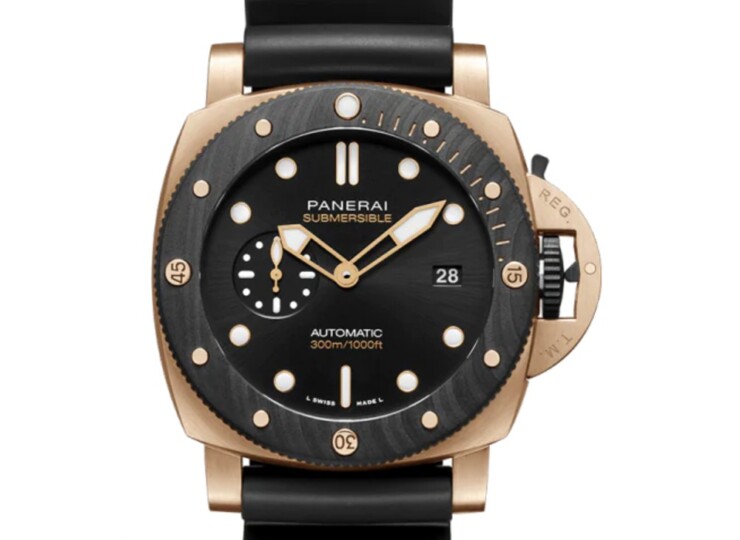 PANERAI サブマーシブル 44mm ゴールドテック™ ブラック文字盤 PAM02070