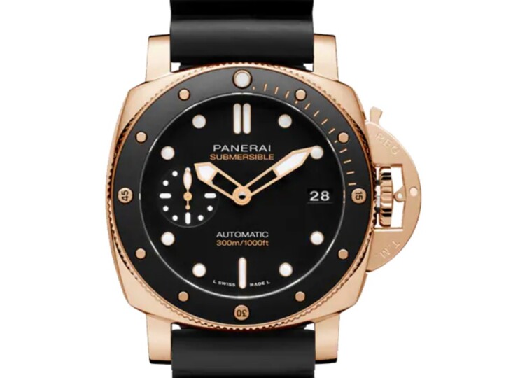 PANERAI サブマーシブル 42mm ゴールドテック™ ブラック文字盤 PAM02164