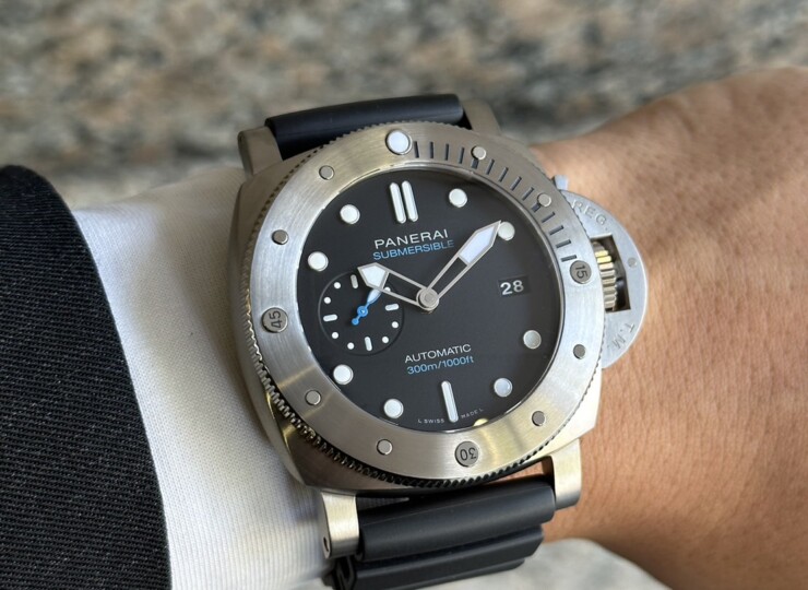 PANERAI サブマーシブル 47mm チタン ブラック文字盤 PAM02305