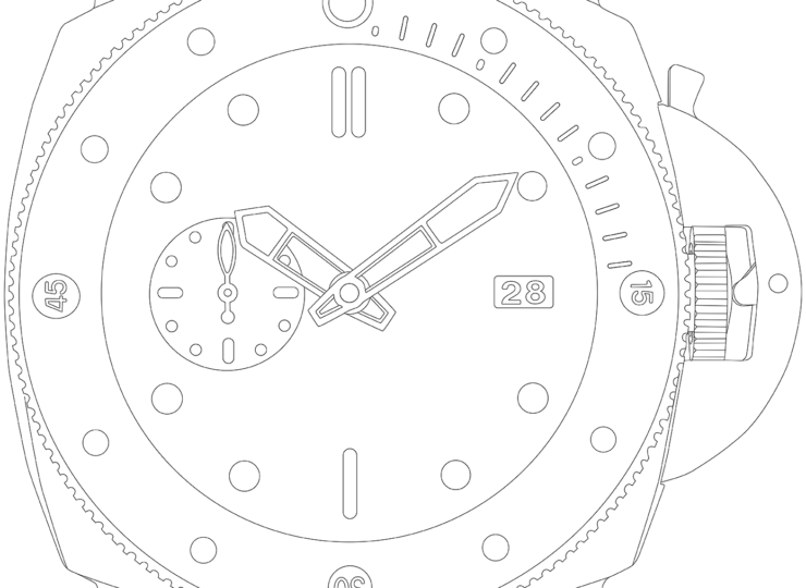 PANERAI サブマーシブル カーボテック™ 47mm ブラック文字盤 PAM02616