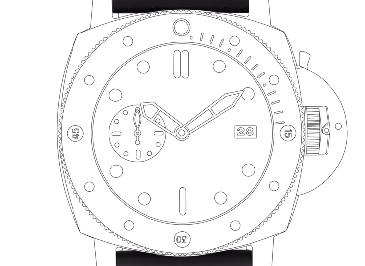 PANERAI サブマーシブル 47mm BMG-TECH™ ブルー文字盤 PAM02692