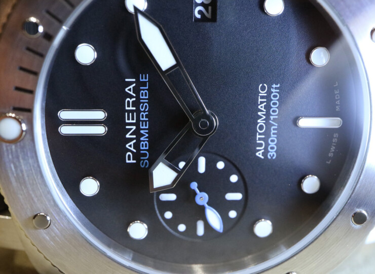 PANERAI サブマーシブル 42mm スティール ブラック文字盤 PAM02973