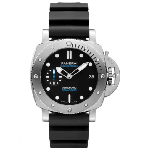 サブマーシブル 42mm スティール ブラック文字盤