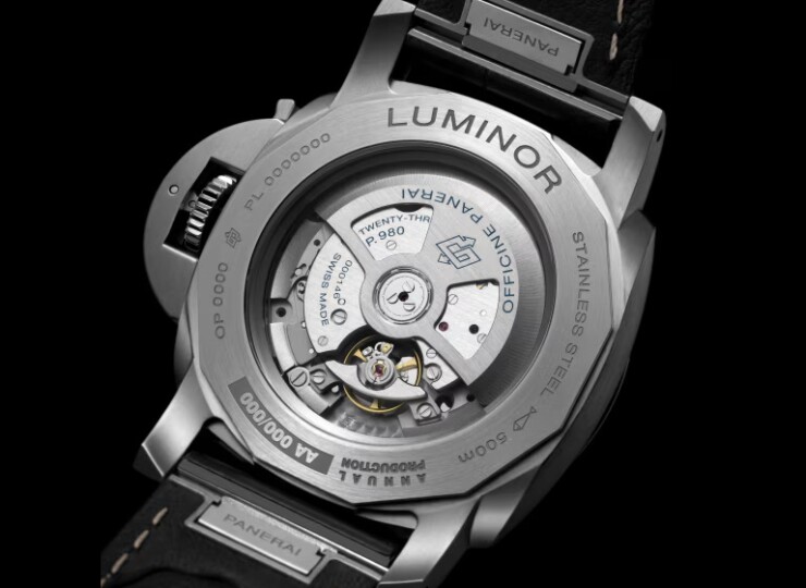 PANERAI ルミノール マリーナ 44mm スティール ブラック文字盤 アリゲーター・ストラップ PAM03312