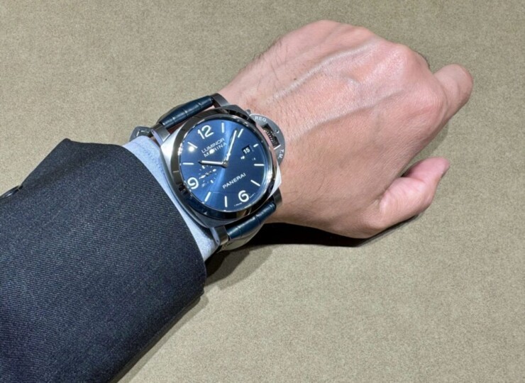 PANERAI ルミノール マリーナ 44mm スティール ブルー文字盤 PAM03313