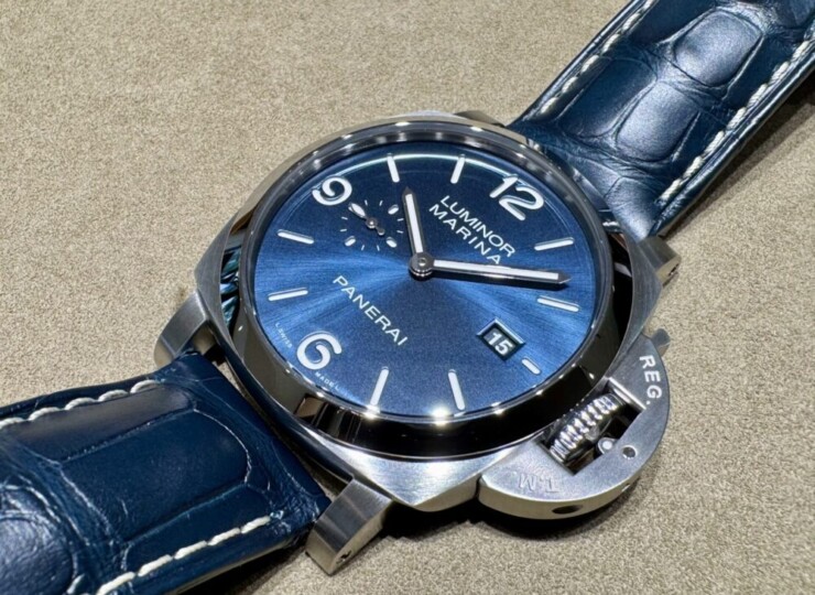 PANERAI ルミノール マリーナ 44mm スティール ブルー文字盤 PAM03313