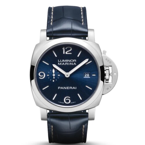 ルミノール マリーナ 44mm スティール ブルー文字盤