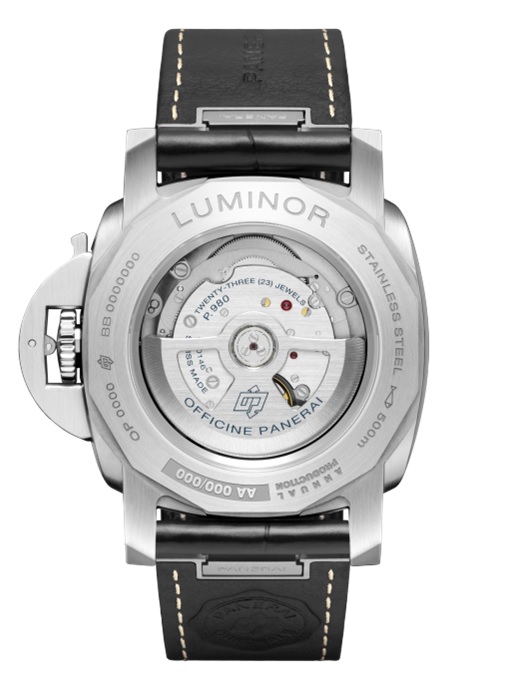 PANERAI ルミノール マリーナ 44mm スティール ホワイト文字盤 アリゲーター・ストラップ PAM03314
