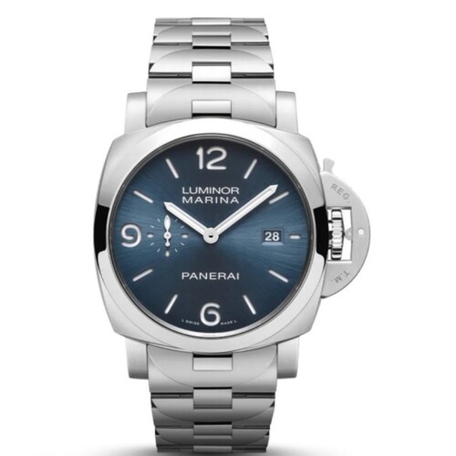 ルミノール マリーナ 44mm スティール ライトブルー文字盤