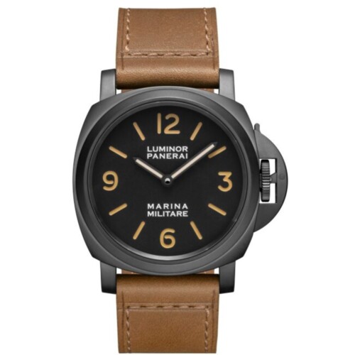 ルミノール マリーナ ミリターレ 44mm DLCスティール ブラック文字盤