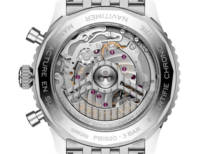 BREITLING ナビタイマー B19 クロノグラフ 43 パーペチュアルカレンダー アイスブルー文字盤 ブレスレット PB1920251C1A1