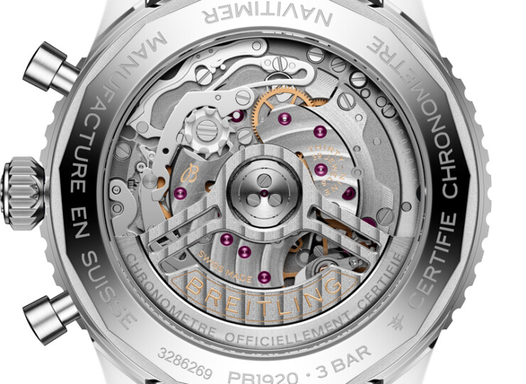 BREITLING ナビタイマー B19 クロノグラフ 43 パーペチュアルカレンダー アイスブルー文字盤 PB1920251C1P1
