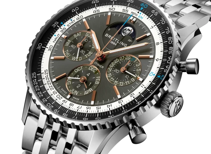 BREITLING ナビタイマー B19 クロノグラフ 43 パーペチュアルカレンダー アンスラサイト文字盤 ブレスレット PB1921251B1A1