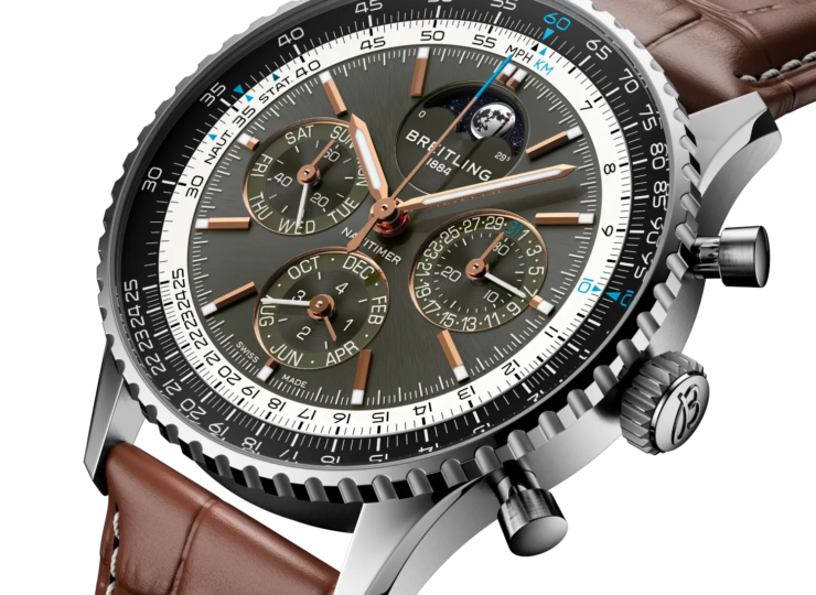 BREITLING ナビタイマー B19 クロノグラフ 43 パーペチュアルカレンダー アンスラサイト文字盤 PB1921251B1P1