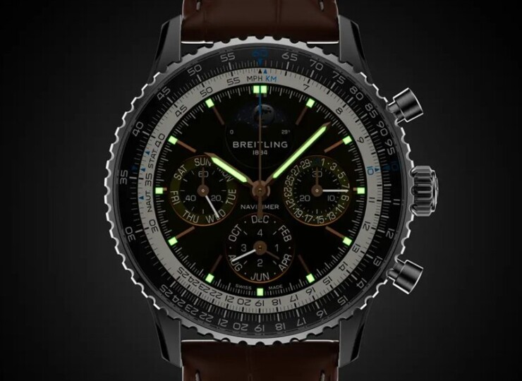 BREITLING ナビタイマー B19 クロノグラフ 43 パーペチュアルカレンダー アンスラサイト文字盤 PB1921251B1P1