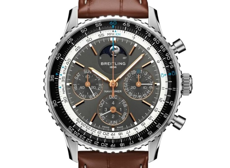 BREITLING ナビタイマー B19 クロノグラフ 43 パーペチュアルカレンダー アンスラサイト文字盤 PB1921251B1P1