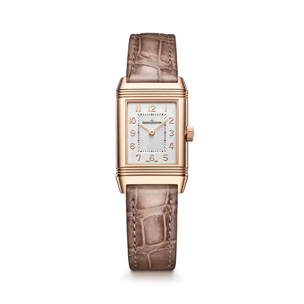 JAEGER-LECOULTRE レベルソ・クラシック・デュエット 34.2×21mm シルバーグレー文字盤 ピンクゴールド Q2662143