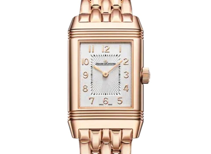 Jaeger-LeCoultre レベルソ・クラシック・デュエット 34.2×21mm シルバーグレー文字盤 ピンクゴールド Q2662143