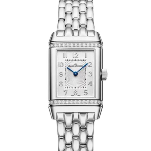 レベルソ・クラシック・デュエット 34.2×21mm シルバーグレー文字盤 ステンレススチール