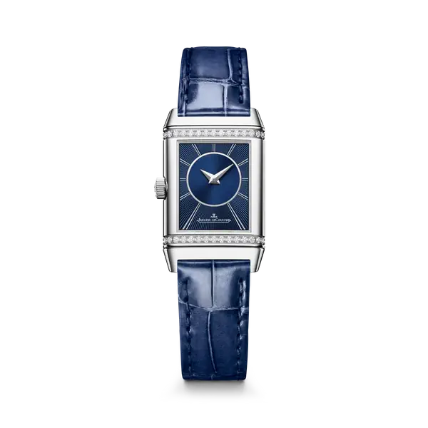 JAEGER-LECOULTRE レベルソ・クラシック・スモール・デュエット 34.2×21mm シルバーグレー文字盤 ダイヤモンド Q2668423