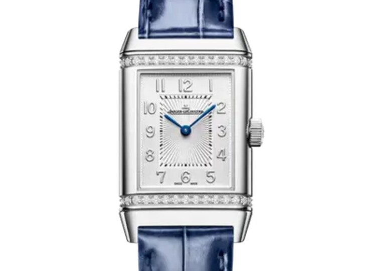 Jaeger-LeCoultre レベルソ・クラシック・スモール・デュエット 34.2×21mm シルバーグレー文字盤 ダイヤモンド Q2668423