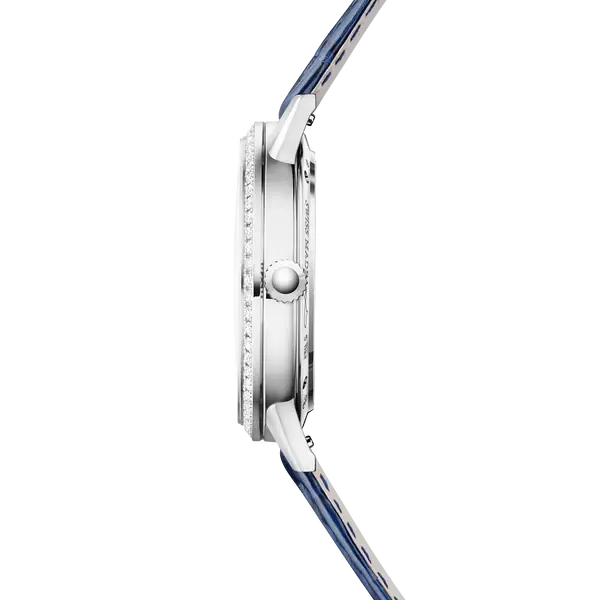 JAEGER-LECOULTRE ランデヴー・クラシック・ナイト&デイ 34mm シルバーグレー文字盤 ダイヤモンド・ベゼル Q3448431