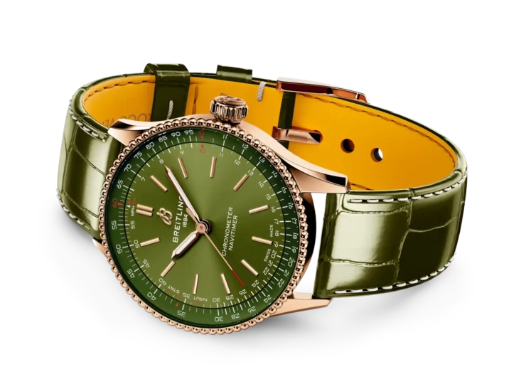 BREITLING ナビタイマー オートマチック 36 グリーン文字盤 R17327371L1P1