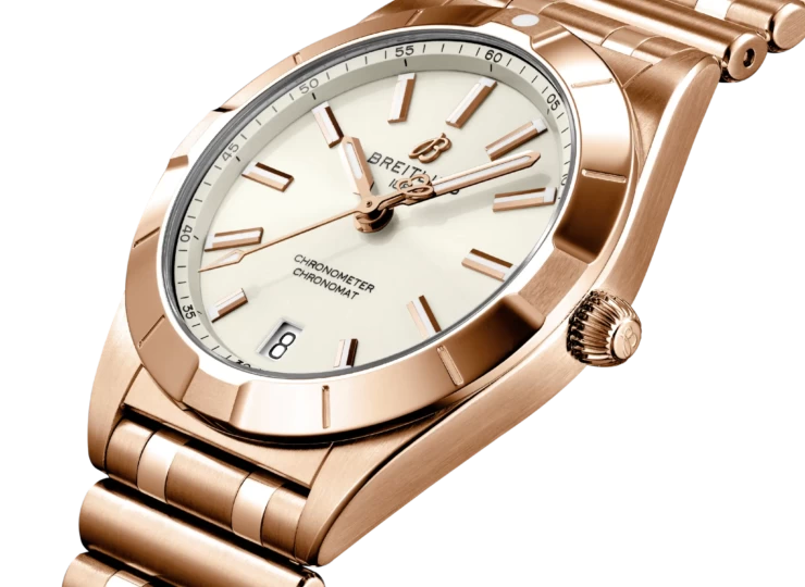 BREITLING クロノマット 32 ホワイト文字盤 18Kレッドゴールド R77310101A1R1
