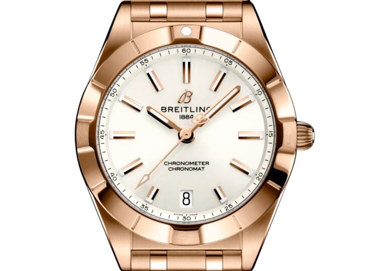 BREITLING クロノマット 32 ホワイト文字盤 18Kレッドゴールド R77310101A1R1