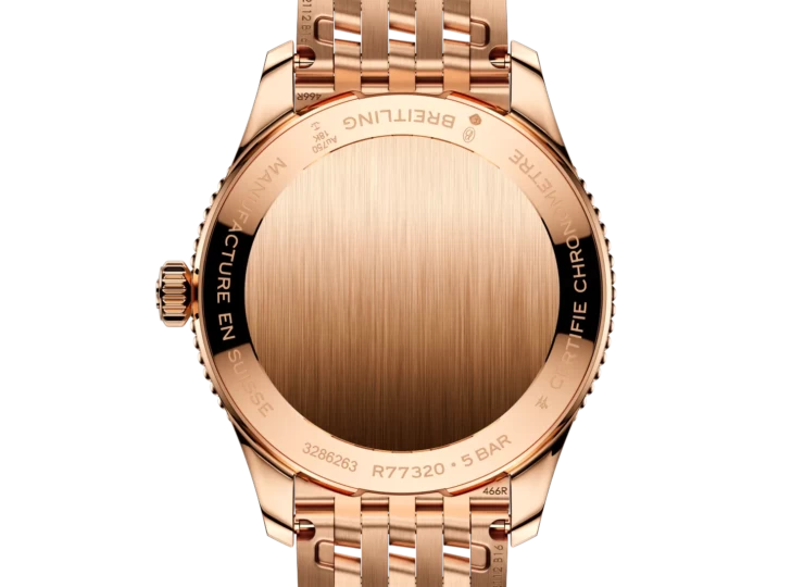 BREITLING ナビタイマー 32 マザーオブパール文字盤 18Kレッドゴールド R77320E61A1R1