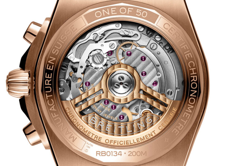 BREITLING クロノマット B01 42 ジャパン リミテッド ブルー・マザーオブパール文字盤 RB01346A1C1S1
