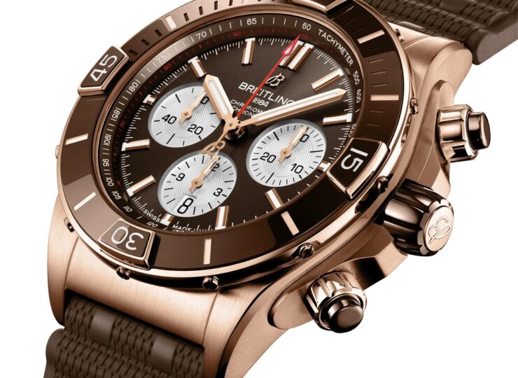BREITLING スーパー クロノマット B01 44 ブラウン文字盤 RB0136E31Q1S1