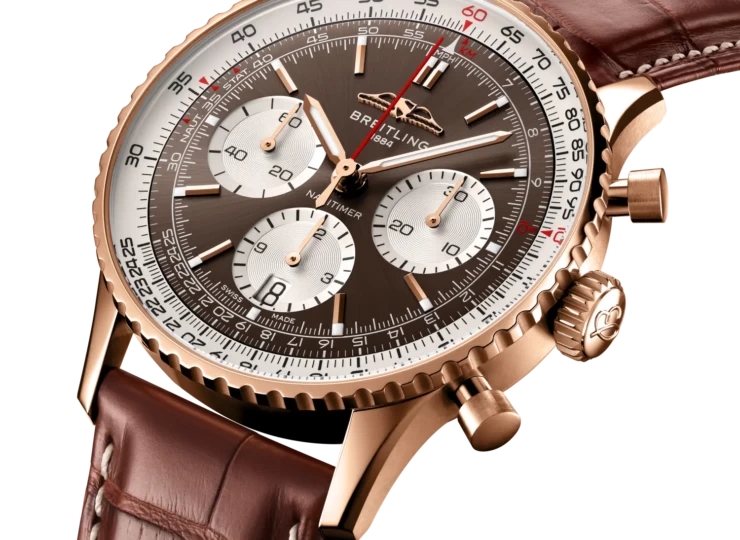 BREITLING ナビタイマー B01 クロノグラフ 41 ブロンズ文字盤 RB0139211Q1P1