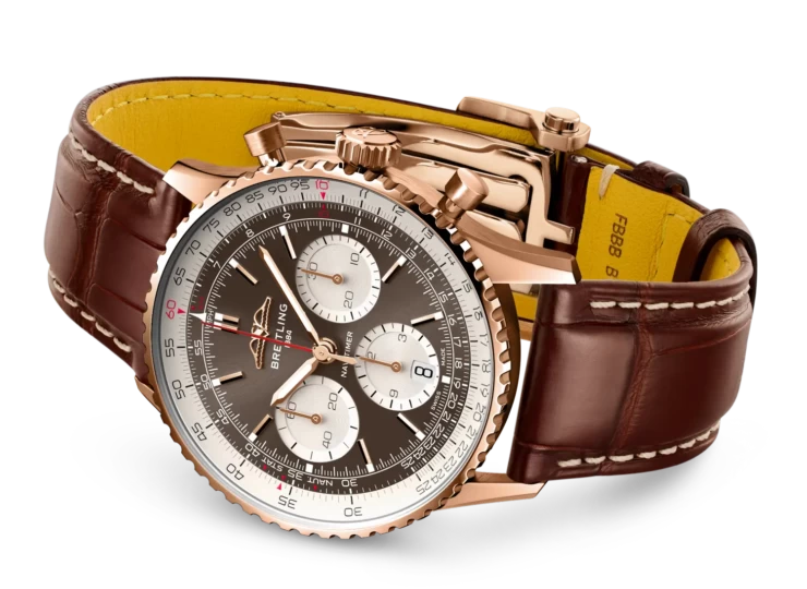 BREITLING ナビタイマー B01 クロノグラフ 41 ブロンズ文字盤 RB0139211Q1P1