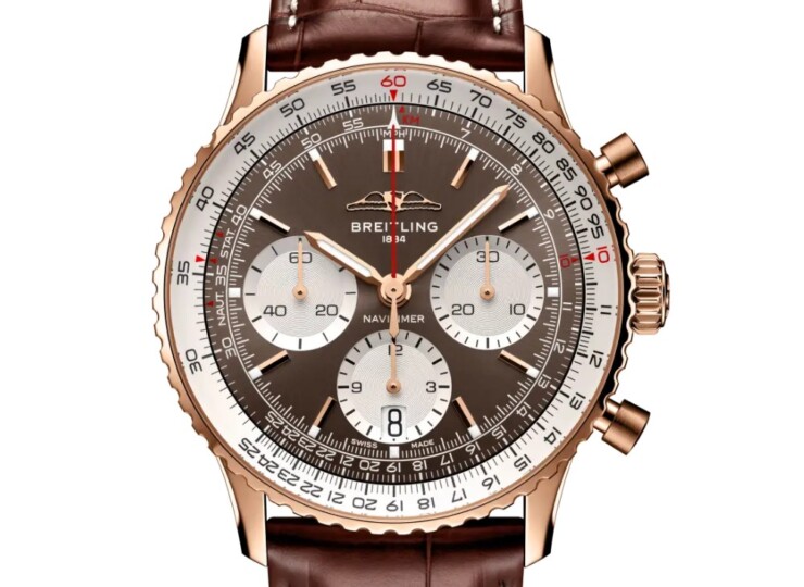 BREITLING ナビタイマー B01 クロノグラフ 41 ブロンズ文字盤 RB0139211Q1P1