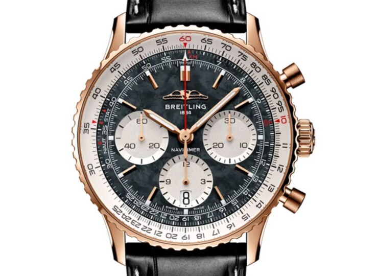 BREITLING ナビタイマー B01 クロノグラフ 41 ジャパン リミテッド ブラック マザーオブパール文字盤 RB01395A1B1P1