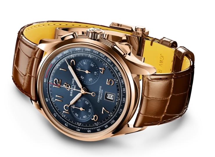 BREITLING プレミエ B01 クロノグラフ 42 ブルー文字盤 18Kレッドゴールド RB0145171C1P1